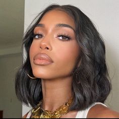 Hair Goal, Makeup Tip, 36th Birthday, Birthday Inspiration, Black Bob, Long Hairstyle, Brown Skin Makeup, Perfect Hairstyle, Hairstyle Inspiration