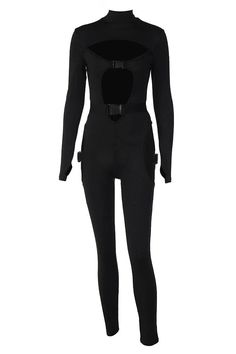 Make a statement with this long sleeve jumpsuit, featuring a sleek zipper and striking hollow details. Its edgy design and modern cut offer a chic, fashion-forward look ideal for any event. Details: Material: SPANDEX Fabric Type: Mink Fur Size (IN) Shoulder Bust Waist Hip Sleeve Length Length S 13.39 29.53-34.65 25.20-29.92 31.50-36.22 24.80 54.33 M 13.78 31.50-36.22 26.77-31.50 33.07-37.80 25.20 55.12 L 14.17 33.07-37.80 28.35-33.07 34.65-39.37 25.59 55.91 Edgy Long Sleeve Bodysuit For Night Out, Trendy Long Sleeve Jumpsuits For Club, Long Sleeve Cutout Bodysuit For Night Out, Fall Club Jumpsuit With Long Sleeves, Club-ready Long Sleeve Jumpsuits For Fall, High Stretch Long Sleeve Jumpsuits And Rompers For Club, Edgy Long Sleeve Bodysuit For Party, Edgy Design, Event Details