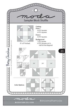 the modela sample block is shown with instructions to make it look like an origami