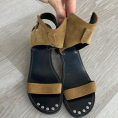 Leather Timeless Sandals Isabel Marant. Very Good Condition, Worn Couple Times. Size Is 8. Isabel Marant Sandals, Marant Shoes, Isabel Marant Shoes, Couple Time, Black Tan, Black And Tan, Isabel Marant, Women Shoes, Sandals