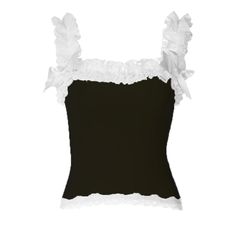 Please refer to our sizing chart for a guideline when choosing a size. 5 business days order processing time. 90% polyester 10% spandex Lace Ruffled Camisole Tank Top, Lace Ruffle Camisole Tank Top, Lace Ruffled Cami Tank Top, Lace Ruffle Cami Tank Top, Lace Tops With Ruffles And Spaghetti Straps, Lace Top With Ruffles And Spaghetti Straps, Lace Tops With Spaghetti Straps And Ruffles, Summer Lace Top With Square Neck, Fitted Lace Camisole With Ruffles