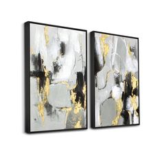 PRICES MAY VARY. Grey Wall Art: This Abstract wall art is textured and embellished with gold foil and painted on print base by professional artist High Quality:The abstract artwork decor printed on canvas with rich texture and stretched over solid wood bar, vibrant, sturdy and shrink-resistant Easy to Hang: The Gray canavas wall art comes with bracket and accessories, very light wight, a breeze to hang. Note: Due to monitor display issues, actual colors may slightly differ from pictures. Free to Black And Gold Living Room, Seashell Wall Art, Graffiti Artwork, Grey Wall Art, Gold Canvas, Gold Wall Art, Abstract Canvas Wall Art, Abstract Wall Decor, Gold Wall