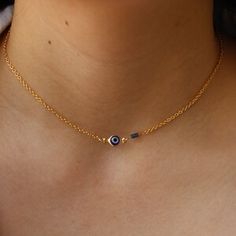 Dainty Evil Eye Choker. 18k Gold Filled Evil Eye Necklace. Blue Evil Eye Necklace .greek Mati Necklace. Layering Necklace. - Etsy Cyprus Blue Evil Eye Necklace, Evil Eye Choker, Necklace Layering, Blue Evil Eye, Necklace Blue, Evil Eye Necklace, Layering Necklace, Eye Necklace, Cyprus