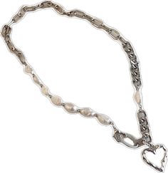 Y2K Peach Heart Necklace - Trendy Metal Heart Beads Necklace, Trendy Metal Heart Necklace With Heart Beads, Trendy Metal Heart Necklace, Trendy Heart Pendant Necklace In Stainless Steel, Trendy Stainless Steel Heart Necklace With Charm, Trendy Stainless Steel Heart Charm Necklace, Trendy Stainless Steel Heart Necklace With Heart Charm, Trendy Stainless Steel Heart Pendant Necklace, Trendy Metal Necklaces For Valentine's Day