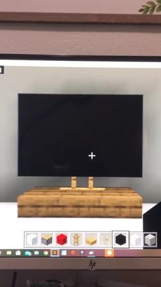 a flat screen tv mounted to the side of a wall