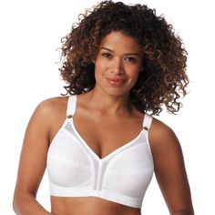 Crafted from a 4-way stretch fabric, this elegant Playtex wireless bra offers sensational support and effortlessly molds to your shape for a perfect customized fit. Click on this INTIMATES & SLEEPWEAR Guide to find the perfect fit and more!Product Features 4-way TruSUPPORT® system provides higher sides for coverage, fuller cups for natural shaping, wider straps for all-day ease, and a smoother back for enhanced stability Molds to your shape for a customized fit Softly seamed wireless cups offer Playtex Bras, Bali Bras, White Spandex, Soft Cup Bra, Seamless Bra, Soft Cup, Wireless Bra, Womens Bras, Support Bras