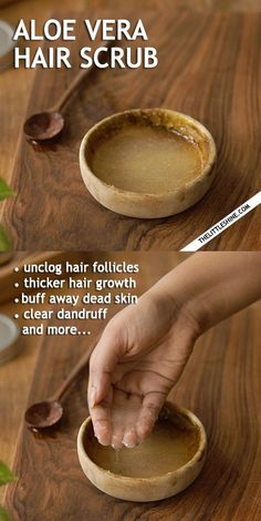 Make a natural Rice Hair Conditioner that will repair and strengthen weakor brittle hair and also boost hair growth by effectively repairing your damaged hair shaft and promoting a… Scalp Scrub For Hair Growth, Rice Hair Growth, Diy Scalp Detox, Scrub For Hair, Aloe Vera Hair, Hair Detox, Thick Hair Growth