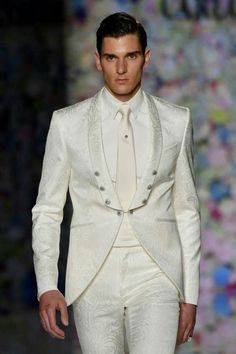 Paisley Suit, Wedding Suit Groom, Carlo Pignatelli, White Wedding Suit, Suit Prom, Suit Groom