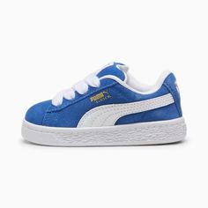 Suede XL Toddlers' Sneakers, PUMA Team Royal-PUMA White, extralarge Modern Streetwear, Fenty X Puma, White Puma, Puma White, Toddler Sneakers, Sneakers Puma, Black Puma, Puma Suede, Break Dance