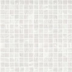 a white tile wallpaper with squares and lines in the middle, all on one side