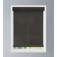 an image of a window with blinds in it