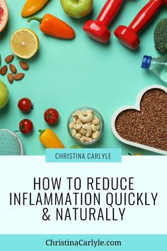 Discover 10 easy ways to reduce inflammation naturally and quickly from a functional, holistic health practitioner. Ways To Reduce Inflammation, Reduce Inflammation, Holistic Health, Get Healthy, Natural Health