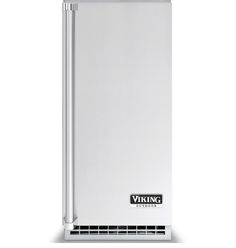 VIKING 15 Undercounter/ Freestanding Nugget Ice Machine, FGNI515 VIKING Viking Kitchen, Nugget Ice, Ice Bin, Bin Store, Ice Machine, Installing Cabinets, Water Usage, Level Sensor, Outdoor Setting