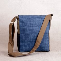 "Messenger Bags For Men, Vegan Crossbody Bags, Blue Laptop Bag, Cool Computer Bag, Male Shoulder Bag, Canvas Messenger Bag, Unisex Vegan Bags The Vegan Canvas bag has a funky design, unique colors combination and durable materials. ** USAGE ** Large unisex bag, a classic one for students. suitable for books, documents, laptop and more. The College bag can be used diagonally or on the shoulder. ** SPECIFICATIONS ** Features: + Wide adjustable shoulder strap to fit any height. + Separated compartm Crossbody Laptop Bag, Crafted Bag, College Bags, Canvas Messenger Bag, Blue Purse, Funky Design, Unique Color Combinations, Vegan Bags, Messenger Bag Men