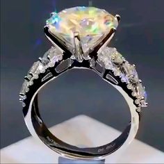 Simulated Diamond, 925 Stamped Occasion: Anniversary, Engagement, Gift, Party, Wedding Big Stone Ring, Sapphire Birthstone, Cubic Zirconia Engagement Rings, Tanzanite Diamond Ring, Luxury Rings, Zircon Ring, Jewelry Brand, Jewelry Women, Engagement Jewelry