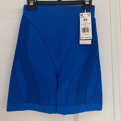 Brand New, Never Worn Blue Biker Shorts From Beyonc’s Ivy Park Line With Adidas. Size Xs, Runs A Little Small. Blue Biker Shorts, Bike Shorts Women, Festival Logo, Black Biker Shorts, Pink Monogram, Ivy Park, Adidas Shorts, Cycling Shorts, Biker Shorts