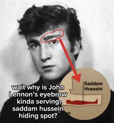 an image of a man's face with the caption that reads, wait why is john lemon's eyebrows