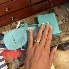 Tiffany ring size 6 Tiffany And Co Ring Stack, Tiffany And Co Ring, Tiffany Ring, Tiffany Rings, Ring Stack, Tiffany And Co, Women Accessories Jewelry, Stacking Rings, Tiffany & Co.