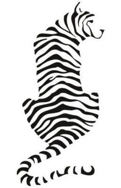 a black and white drawing of a zebra