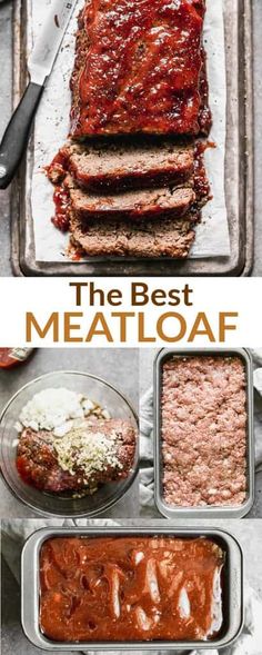 the best meatloaf recipe is made with ground beef, marinara sauce and parmesan cheese