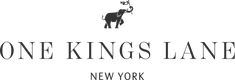 the logo for one kings lane, new york