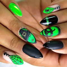 Get ready for spooky season with these 30 unique Halloween nail designs! From classic pumpkin patterns to intricate spider webs, explore a variety of nail art ideas that will make your Halloween celebrations extra special.
#halloweennails #spookynails #halloweennailart #halloweenbeauty #halloweenmakeup #halloweenstyle #halloweeninspo #halloweentrends #halloween2021 #halloweenideas #halloweenlook #halloweenmanicure #halloweennaildesigns #halloweenfashion #halloweenbeautytips Fun Halloween Nails, Black Halloween Nails, Holloween Nails, Witchy Nails, Nail Board