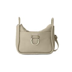 Frida Shoulder Bag - Khaki Oil Leather | Sapahn. Elegant Shoulder Bag With Gold-tone Hardware For On-the-go, Chic Rectangular Hobo Bag With Palladium Hardware, Chic Travel Bag With Palladium Hardware, Chic Everyday Bags With Leather Lining, Chic Leather Hobo Bag For Everyday Use, Everyday Satchel Flap Bag With Palladium Hardware, Beige Hobo Bag With Detachable Strap For Everyday, Everyday Crossbody Satchel With Palladium Hardware, Elegant Crossbody Hobo Bag For Everyday Use