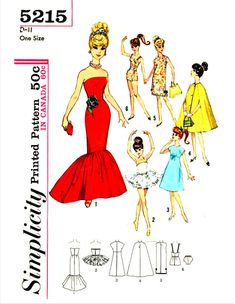 an old fashion sewing pattern from the 1950's