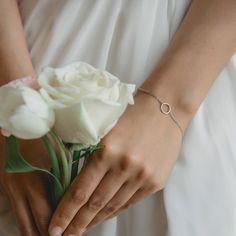 Bridal Bracelets, Delicate Dainty Crystal Chain Bracelet – AMYO Bridal Interlocking Circle Necklace, Mother Daughter Jewelry, Gold Bracelet Simple, Mother Daughter Bracelets, Large Pendant Necklace, Bracelets Design, Daughter Jewelry, Circle Bracelet, Bracelet Wedding