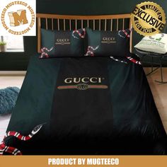 gucci bedding set with matching pillow cases