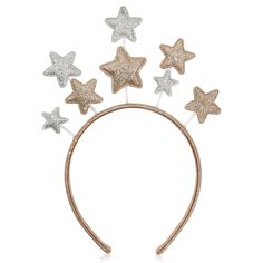 PRICES MAY VARY. Five-pointed Star Headband: Star shaped hairband with extremely luxurious looking and great workmanship. party hair headband, glitter star headband adopt unique pentagram design, great addition to your party celebration and events. Glitter Star Headband: This star hairband is lightweight and gentle on your delicate scalp. The Christmas headband feature a creative design of cute five-pointed stars, adding a touch of freshness and elegance to your hairstyle. The star-shaped hairba Xmas Hair Accessories, Star Headpiece, Festival Birthday Party, New Year Headband, Headband Bridal Hair, Pentagram Design, Christmas Hair Accessories, Festival Birthday, Glitter Headbands