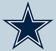 a blue and white star on a light blue background