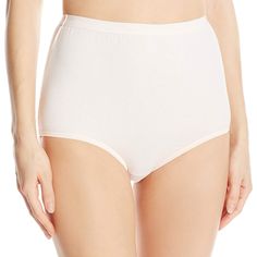 PRICES MAY VARY. QUALITY FABRIC - Bali women’s brief underwear combines lightweight cotton fabric with the smooth fit and free movement of spandex. (90% Cotton/10% Spandex.) NO-RIDE-UP COMFORT - This full-cut-fit underwear stays-in-place allowing you to move freely and easily. FULL COVERAGE - A classic brief cut, this women’s underwear offer full front and back coverage. HELPS PREVENT CHAFING - This women’s brief panty offers a smooth stretch waistband that won’t chafe or bind. SMOOTH LEG OPENIN Supportive Seamless Cotton Bottoms, Cotton Seamless Full Coverage Bottoms, Fitted Cotton Bottoms With Moderate Coverage, White Cotton Bottoms With Soft Touch, Basic Cotton Brief Bottoms, Basic Seamless Supportive Bottoms, Bali Women, Smooth Leg, Smooth Legs