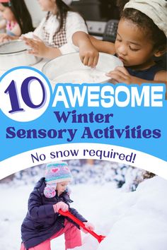 OT-inspired sensory activities for kids to do indoors or outdoors. No snow required, but great for kids from toddlers to teens to play and get great sensory input during the winter season. Winter Ideas For Kids, Winter Sensory Activities, Snow Activities For Kids, Sensory Activities For Kids, Winter Sensory, Outdoor Winter Activities, Outdoor Activities For Toddlers, Sensory Input, Winter Play