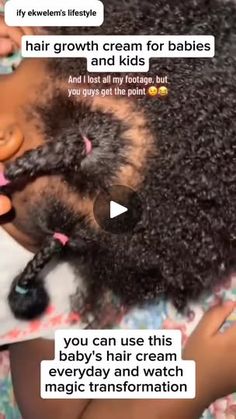 Hair Growth Cream, Hair Routine, Hair Cream, Hair Routines, Baby Hair, Grow Hair, Baby Hairstyles