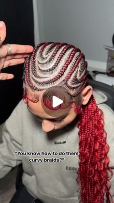 𝐁𝐀𝐃𝐃𝐄𝐒𝐓 𝐁𝐑𝐀𝐈𝐃𝐒 𝐢𝐧 𝐍𝐂⭑ on Instagram: "Type shit ykkkkkkk🔥🥱🥱🥱  FAQ: Do you know how to do curvy/freestyle stitch braids? YES LOL all things stitch i got you.   Y’all like the freestyle stitch better or do you like to keep things simple with the straight backs??  #largeknotless#knotless#explorpage#invisiblelocs#nc#ncat#raleighhairstylist#raleighbraider#rdu#durhambraids#braider#knotlessbraids#uncg#naturalhairstyles#naturalhair#ncbraider#tutorial#reels#explore#protectivestyles#braids#marleytwists#islandtwist#senegalesetwists#919#nccuhair #explore#rduhair#cosmetology#naturalhair" Stitch Braids To The Back, Red Stitch Braids, All Back Hairstyles, All Back Braids, Stitch Braids With Design, Straight Back Feed In Braids, Freestyle Stitch Braids, All Back Hairstyle, Straight Backs