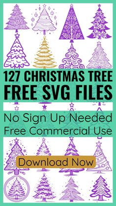 christmas tree svg files with the text, no sign up needed for commercial use