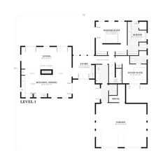 the first floor plan for this home