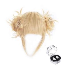 PRICES MAY VARY. MATERIAL: Himiko Toga Cosplay Wig is made of high quality heat resistant synthetic fiber, natural looking, stylish and soft touch ADJUSTABLE CAP SIZE: Short Light Blonde Wig is designed with adjustable straps and breathable net cap, fit most women, you can adjust the costume wig size according to your head size(50cm-60cm) EASILY STYLED BY YOUR NEEDS: Cosplay wig can be styled by Hair Wax. Never dye the wig as it's a synthetic fiber wig. Use low heat setting when styling with hot Short Light Blonde Hair, Himiko Toga Cosplay, Teeth Fangs, Toga Cosplay, Hero Academia Cosplay, Curly Lace Wig, My Hero Academia Cosplay, Light Blonde Hair, Cosplay Hair