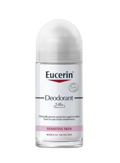 Welcome to our Ebay Shop! EUCERIN roll-on deodorant for sensitive skin 24h 50 ml / 1.7 fl oz Protects sensitive skin from unpleasant odor. Gentle but effective deodorant. Clinical and dermatological studies have proven that this deodorant prevents unpleasant odors and is suitable for sensitive skin. It is also suitable for those who cannot tolerate deodorants due to the alcohol they contain or allergies caused by fragrances. Eucerin 24h deodorant roll-on is perfect for the skin, helping it to re Deodorant For Sensitive Skin, Unscented Deodorant, Ph Level, Ph Levels, Abdominal Fat, Alcohol Content, Allergies