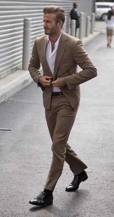 David Beckham Blazer Outfits Men, Formal Men Outfit, Classy Suits, Casual Fridays, Mens Fashion Blog