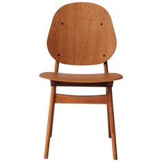 a wooden chair with a beige seat and back cushion on the bottom, against a white background