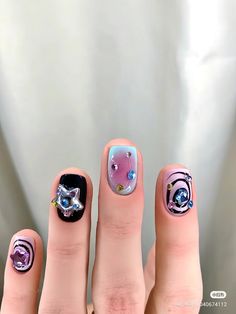 Retro Nails, Really Cute Nails, Soft Nails, Kawaii Nails, Minimalist Nails, Dream Nails, Fire Nails, Bling Nails, Funky Nails