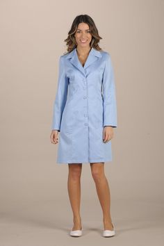 A classic comfortable women's lab coat. Slightly fitted for a more feminine look with 2 large pockets. Discontinued style Sizing: Small - bust 37.8 inches / hips 37.8 inches Medium - bust 39.4 inches / hips 39.4 inches Large - bust 40.9 inches / hips 40.9 inches XLarge - bust 42.5 inches / hips 42.5 inches Final sale, no returns. Please call us at 269-273-5047 if you have any questions! Men's Lab Coat, Women's Lab Coats, Women's Lab Coat, Lab Coats, More Feminine, Fabric Sale, Professional Women, Feminine Look, Large Bust