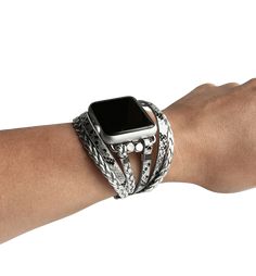 Snake Watch, New Apple Watch Bands, Silver Wrap Bracelet, Tech Jewelry, Watch Band Bracelet