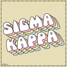 some type of sticker that says stigmaa kappa