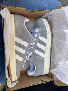 Snikers Shoes For Ladies, Gray Campus 00s, Grey Campus 00s, Grey Campus 00s Outfit, Adidas Campus Grey, Grey Campus, Adidas Campus 00s Grey, Campus 00s Grey, Adidas Campus 00