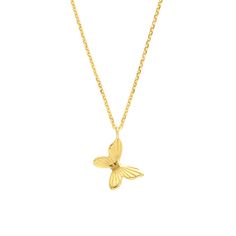 Dangling Butterfly Necklace - Alexis Jae Jewelry