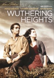 the movie wuthering heights is shown with two people sitting on top of a hill