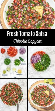 fresh tomato salsa with chipotle copycat recipe